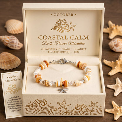🐚 Blessings from the Deep: Shell, Pearl & Aquamarine Choker | 2026 Limited Handmade Edition – Only 8 Left