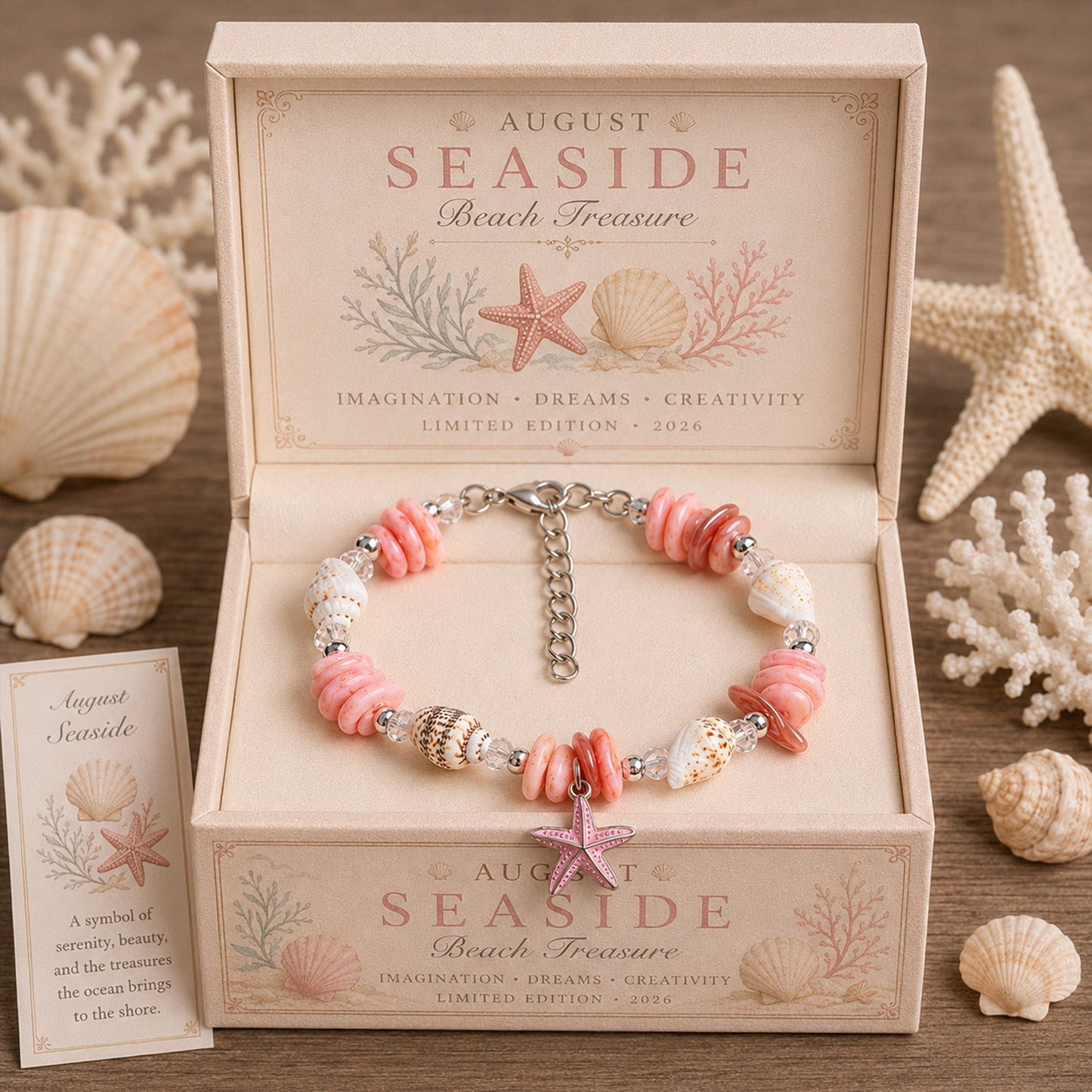 🐚 Blessings from the Deep: Shell, Pearl & Aquamarine Choker | 2026 Limited Handmade Edition – Only 8 Left