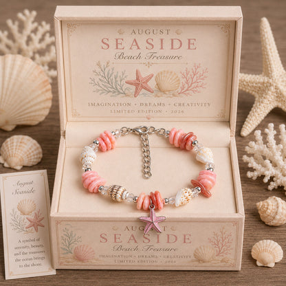🐚 Blessings from the Deep: Shell, Pearl & Aquamarine Choker | 2026 Limited Handmade Edition – Only 8 Left