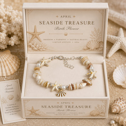 🐚 Blessings from the Deep: Shell, Pearl & Aquamarine Choker | 2026 Limited Handmade Edition – Only 8 Left